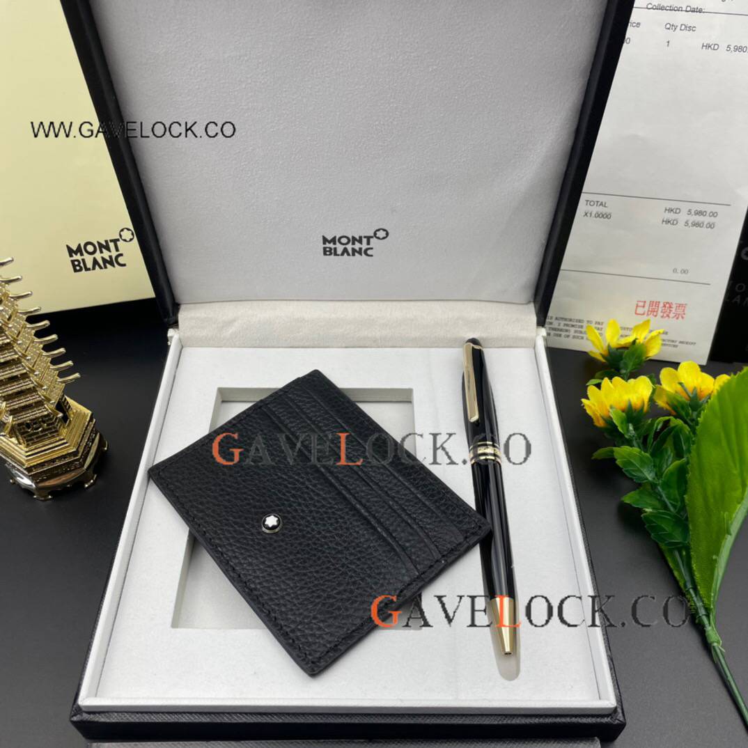 Buy Mont Blanc Meisterstuck 164 Ballpoint and Card holder Sets